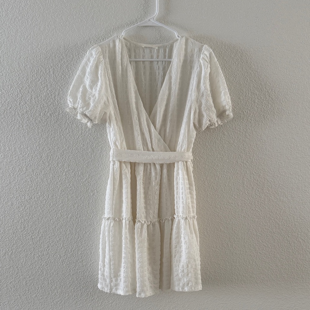 White Wrap Dress